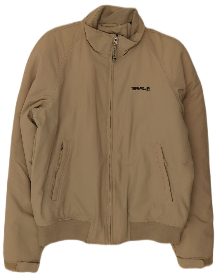 Woolrich Herren Bomberjacke UK 40 Large Beige