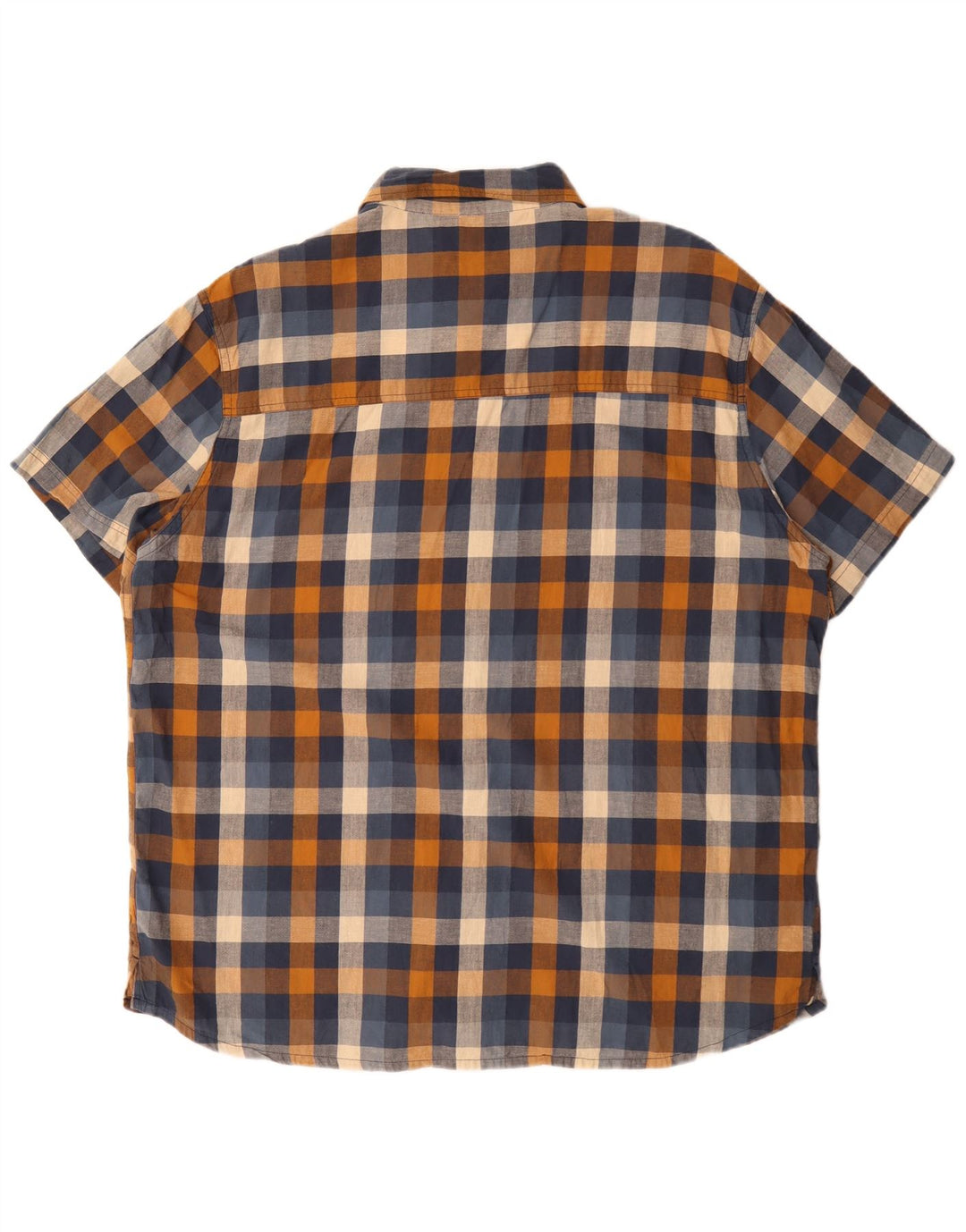 Mountain Warehouse Herren-Kurzarmhemd 3XL aus mehrfarbig karierter Baumwolle