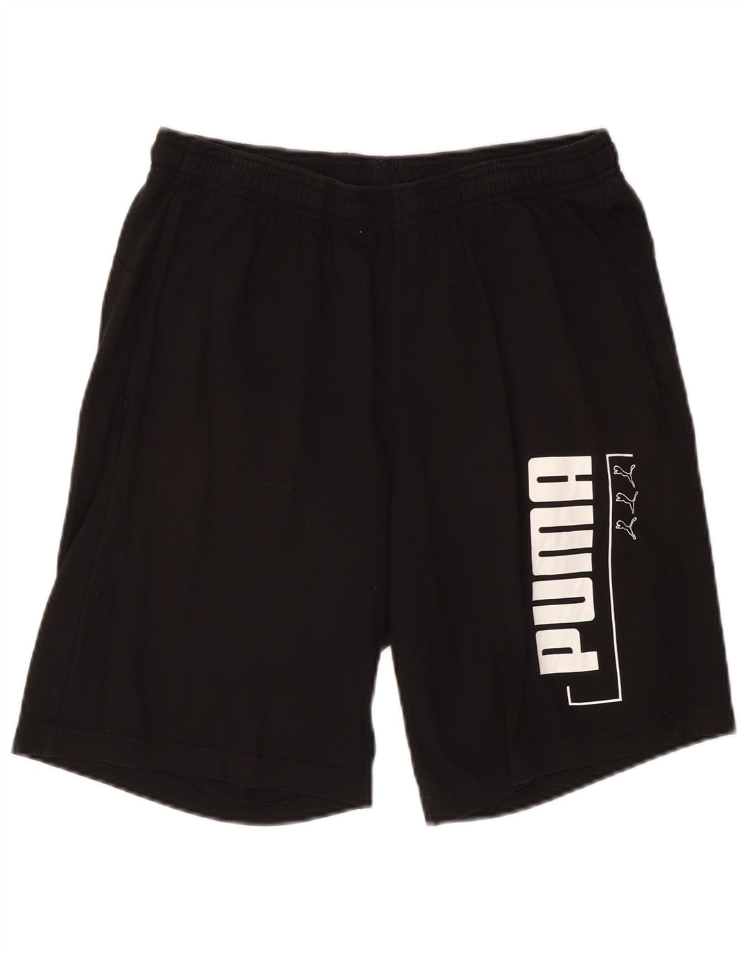 PUMA Herren Graphic Sport Shorts Große schwarze Baumwolle