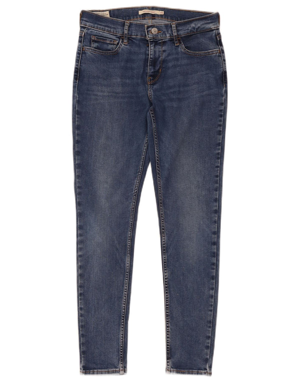 Levi's Damen 710 Super Skinny Jeans W28 L26 Blaue Baumwolle
