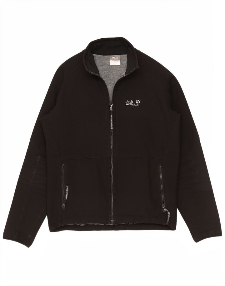 Jack Wolfskin Damen Bomberjacke UK 36/38 Mittelschwarzes Polyester