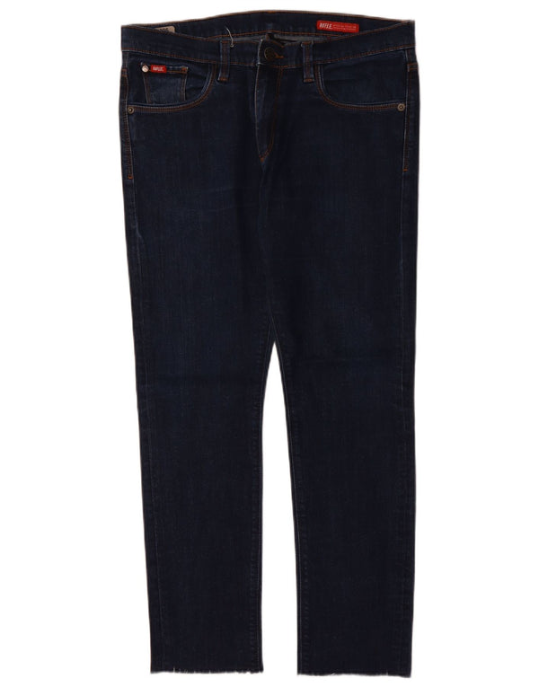 RIFLE Herren Slim Jeans W33 L28 Blaue Baumwolle