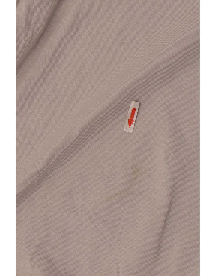 Zara Herren T-Shirt Top mittelgraue Baumwolle