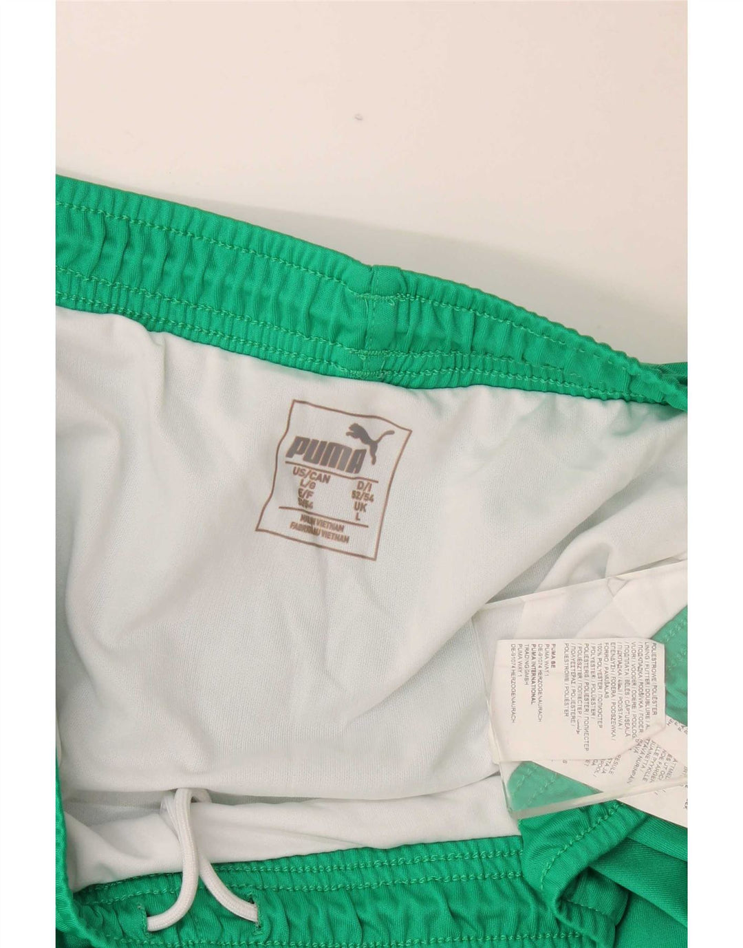 Puma Herren-Sportshorts, groß, grünes Polyester