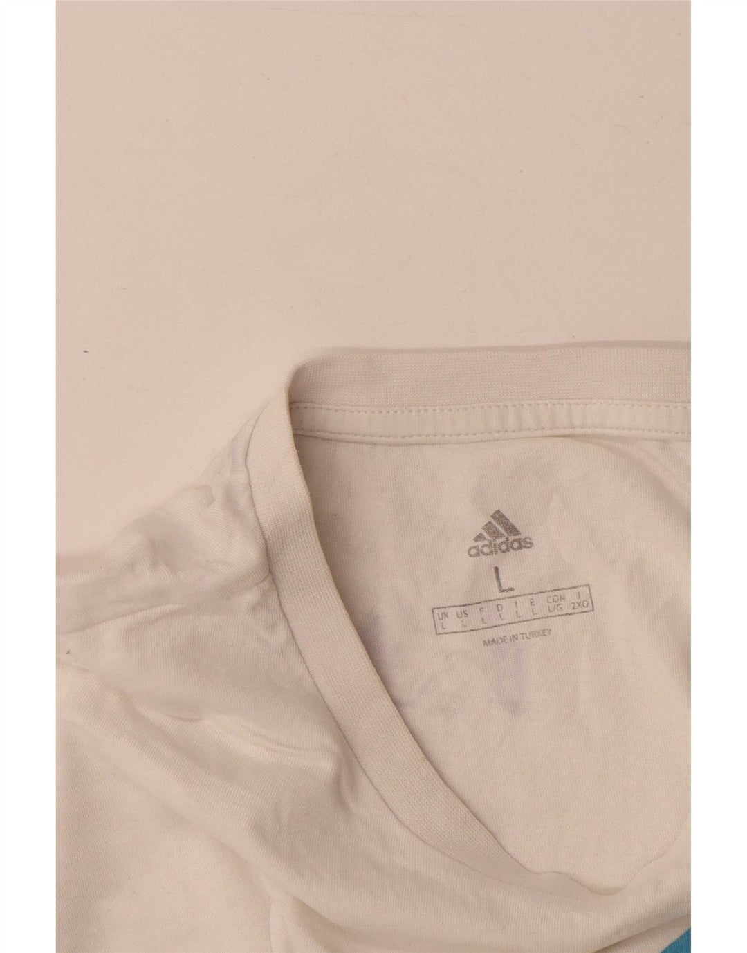 Adidas Herren T-Shirt mit Grafik, groß, aus weißer Baumwolle