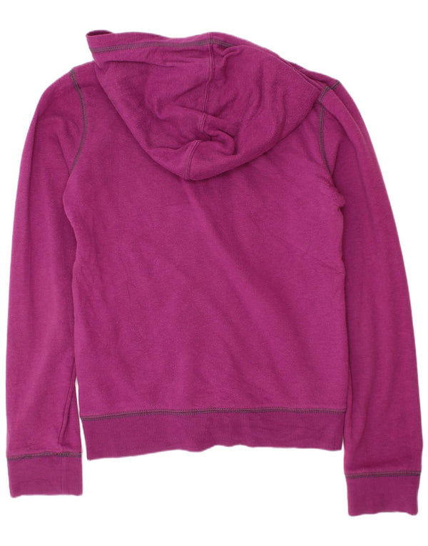 Puma Mädchen-Kapuzenpullover mit grafischem Reißverschluss, 11–12 Jahre, Größe L, Lila, Baumwolle