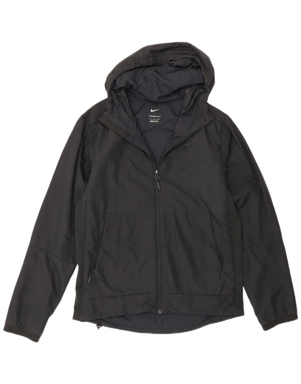 Nike Herren Therma-Fit Kapuzen-Trainingsanzug-Oberteil, Jacke, Größe S, Schwarz, Polyester