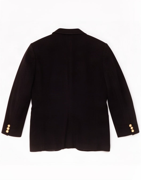 Burberry Womens 3 Button Blazer Jacket IT 46 Large Navy Blue