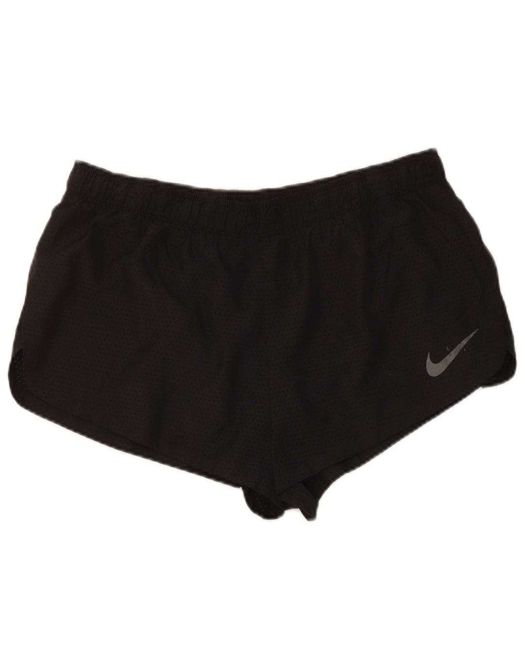 Nike Damen Dri Fit Sport Shorts UK 16 Large Schwarz Polyester