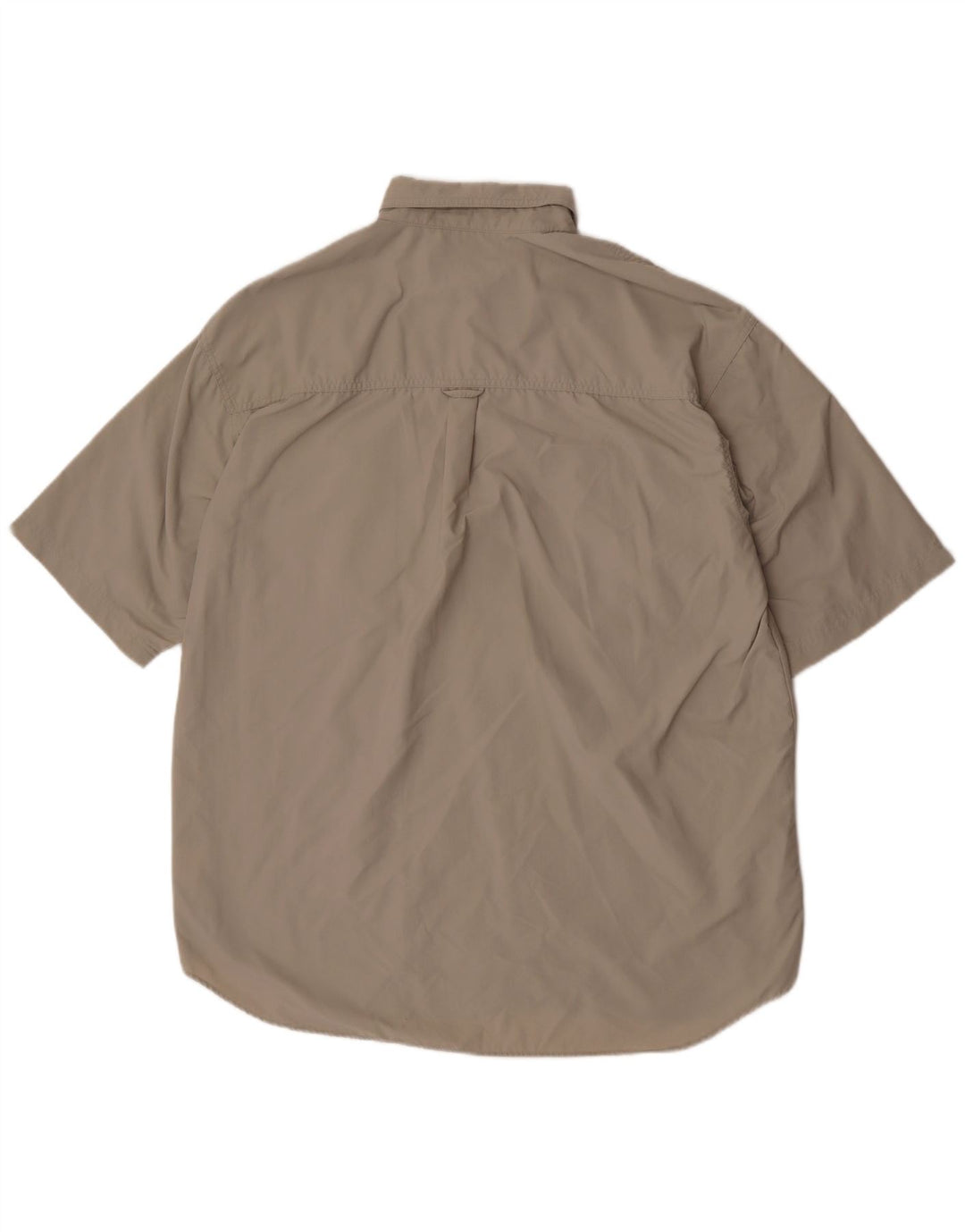 Columbia Herren Kurzarmhemd XL Beige Nylon