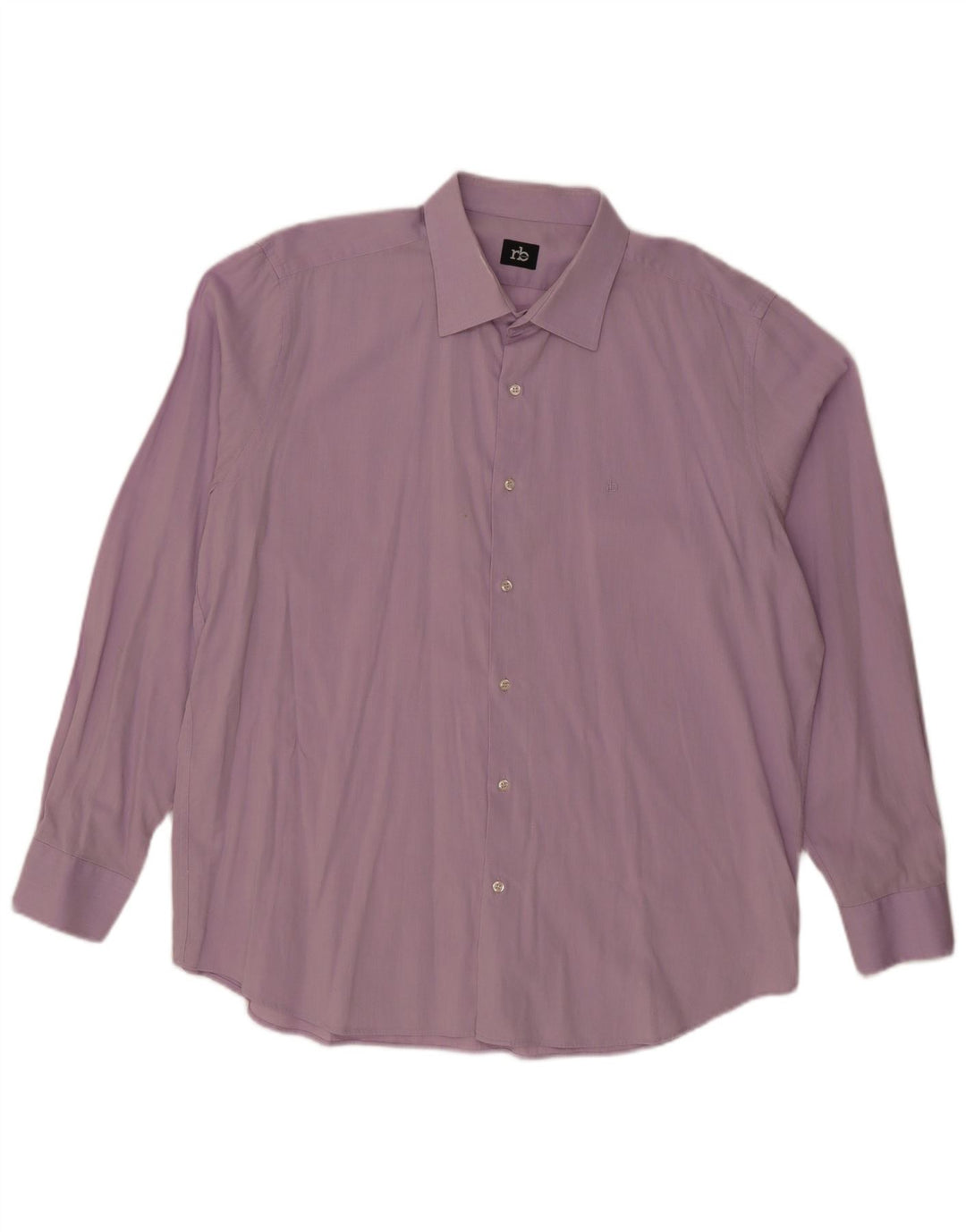 Roccobarocco Herrenhemd Größe 45 18 2XL Lila