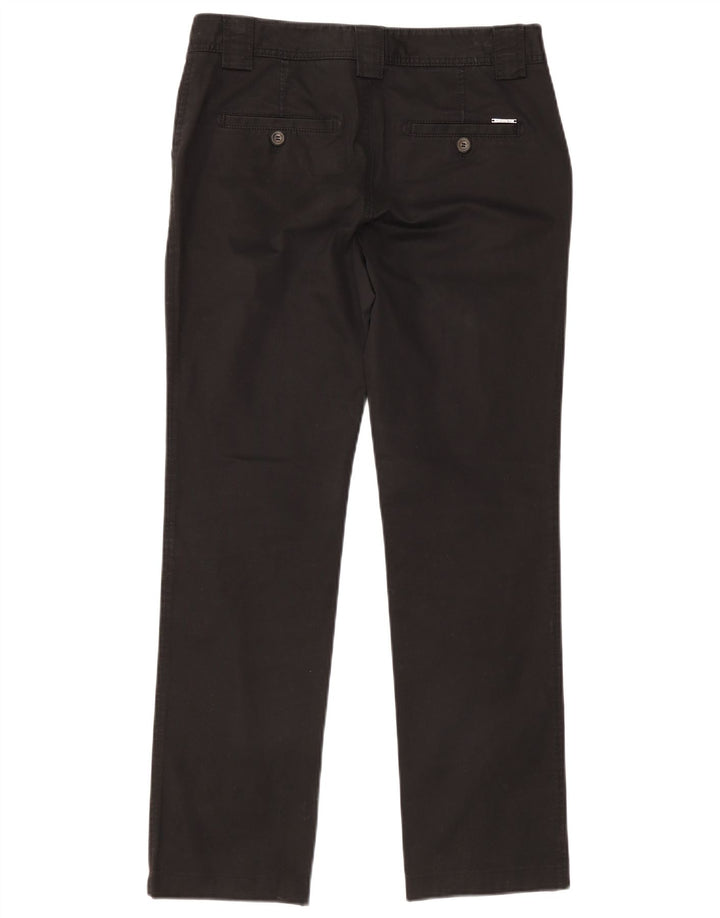 Massimo Dutti Damen gerade Chinohose EU 40 Medium W30 L30 Schwarz