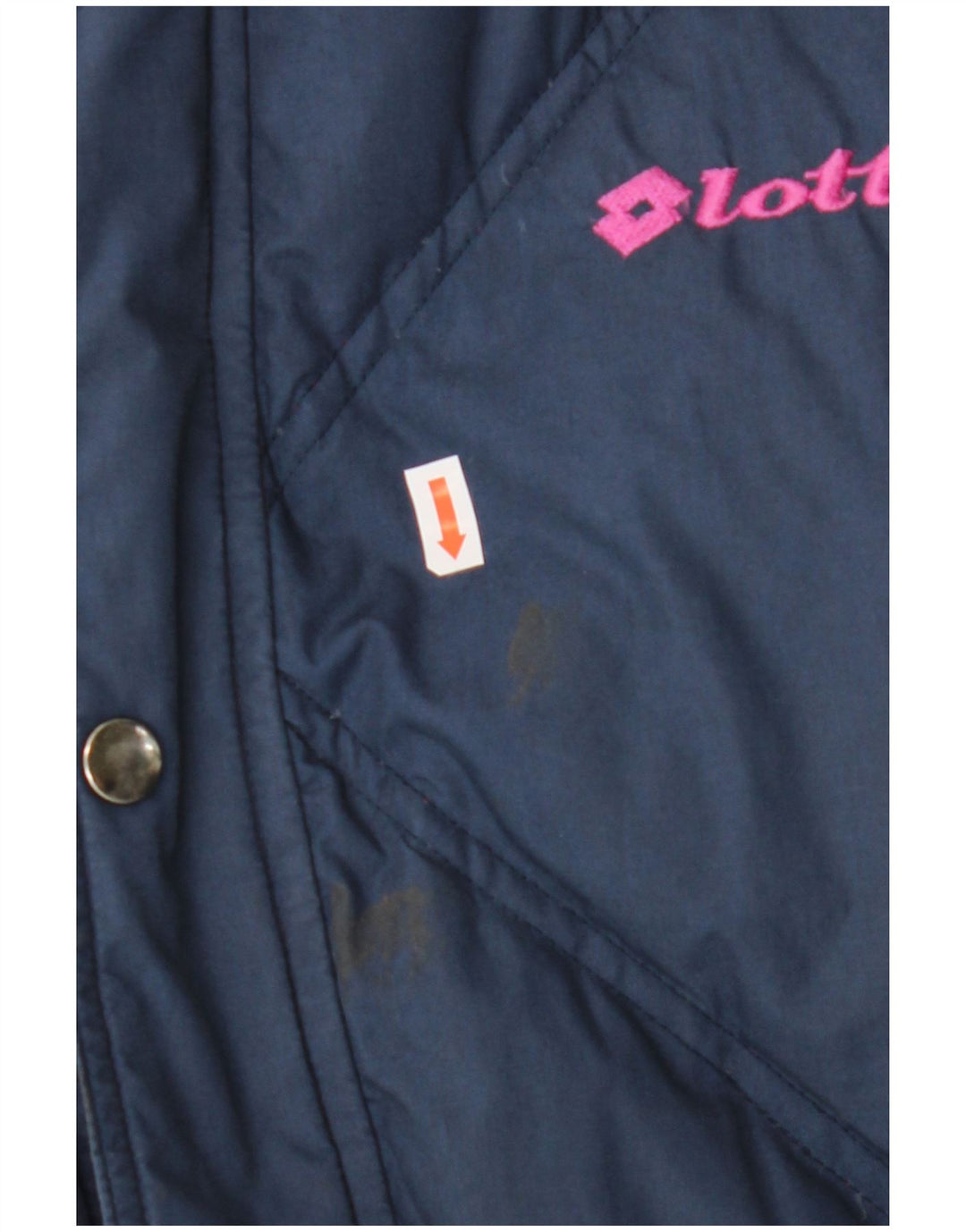 Lotto Herren Reversible Wattierte Jacke UK 36 Small Marineblau Polyester