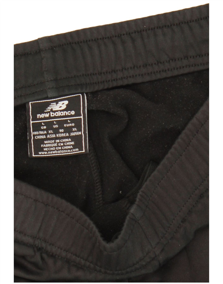 New Balance Herren-Trainingshose, Größe L, Schwarz