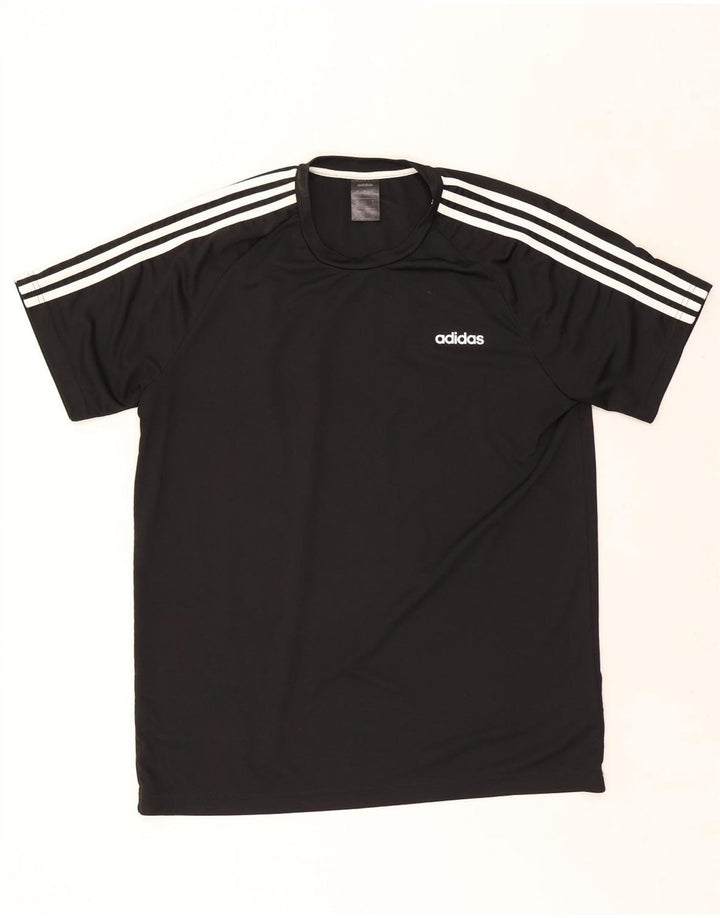 Adidas Herren Climalite T-Shirt Top XL Schwarz Polyester