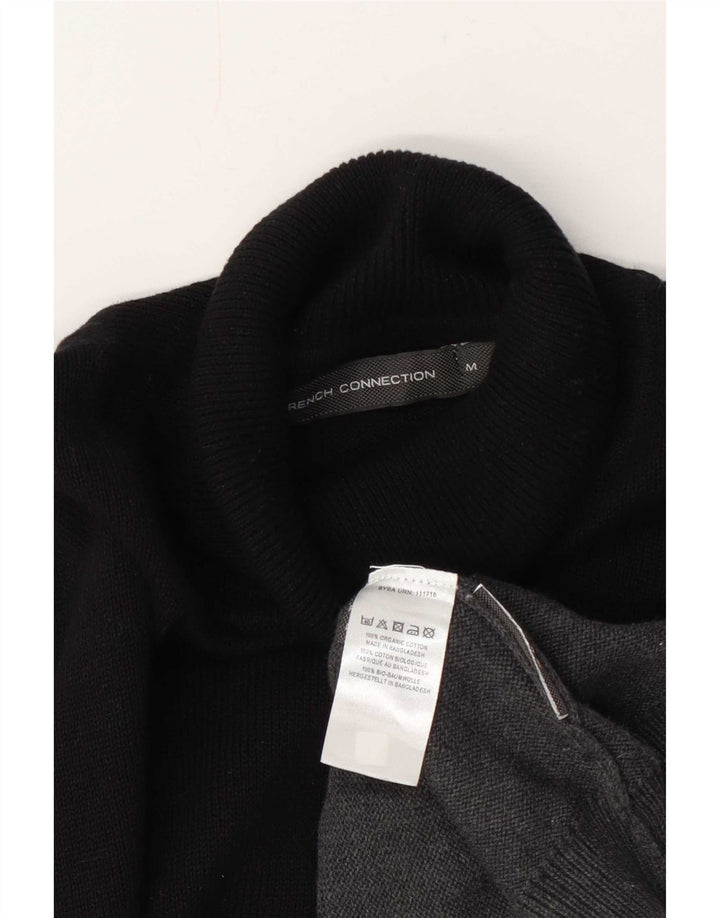 French Connection Rollkragenpullover für Damen, Gr. 14, Mittelgrau