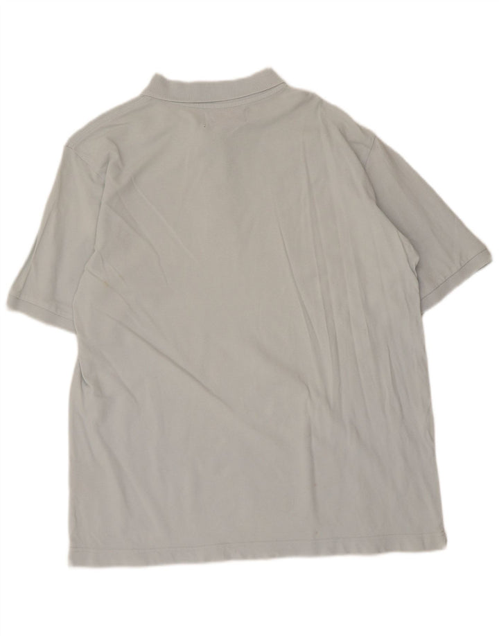 Kappa Herren-Poloshirt, große blaue Baumwolle