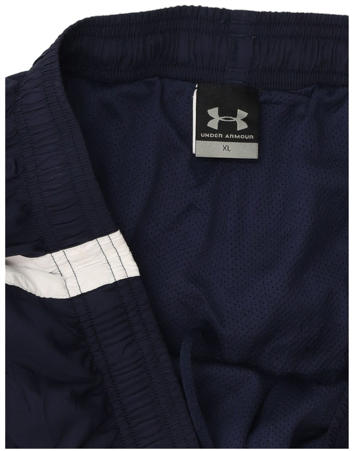 Under Armour Herren-Trainingshose XL, Marineblau, Colourblock-Polyester
