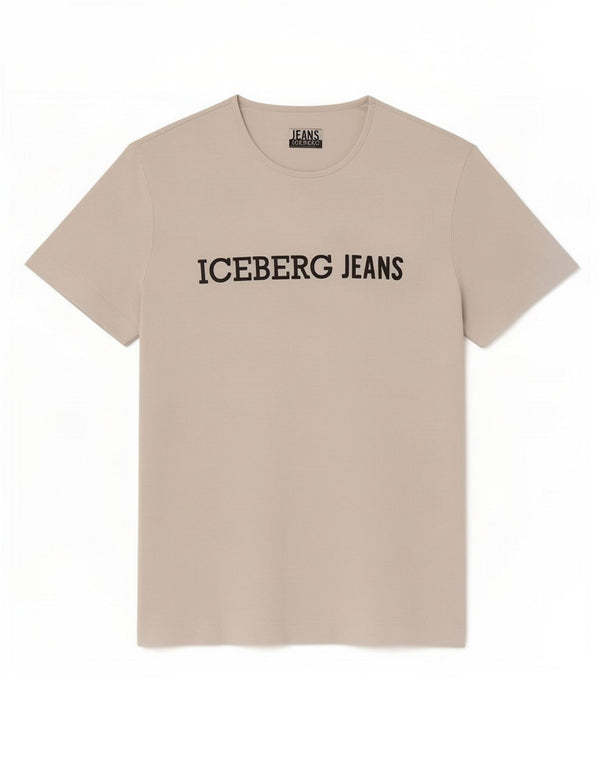 Iceberg Womens Graphic T-Shirt Top UK 10 Small White Cotton