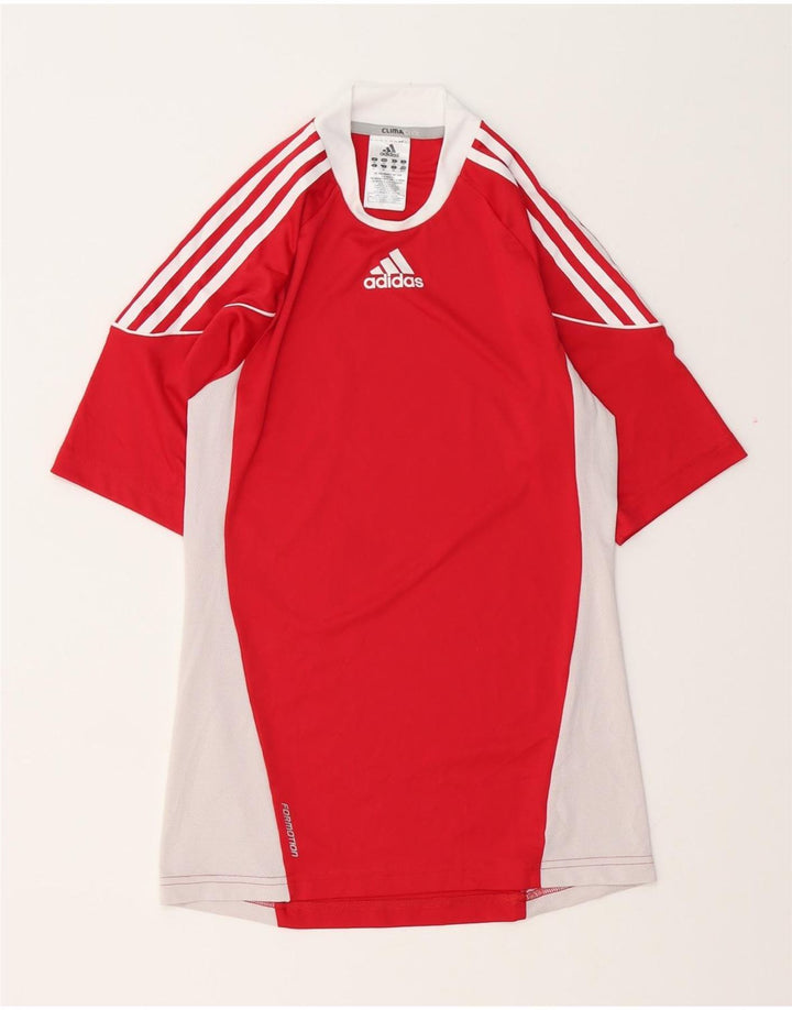Adidas Herren Climacool T-Shirt Top XS Rot Colourblock Polyester