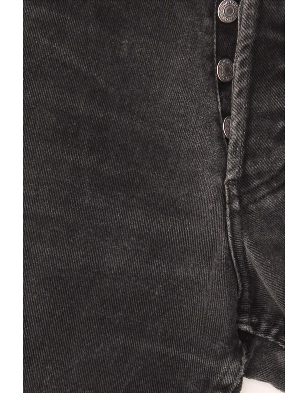 Levi's Herren Straight Jeans W33 L34 Schwarze Baumwolle