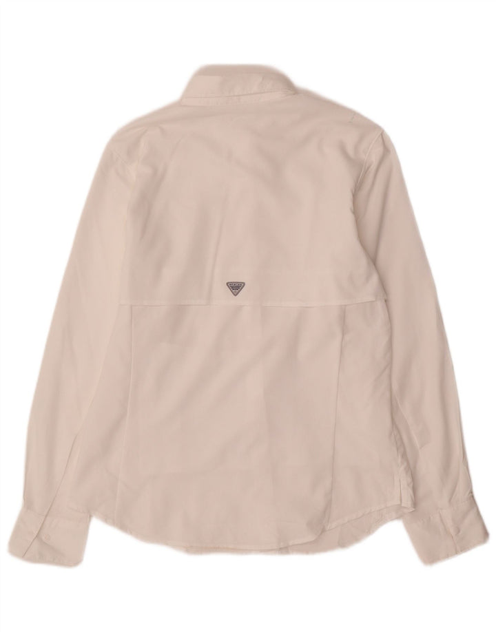 Columbia Damen Übergroßes Hemd UK 10 Small Weiß
