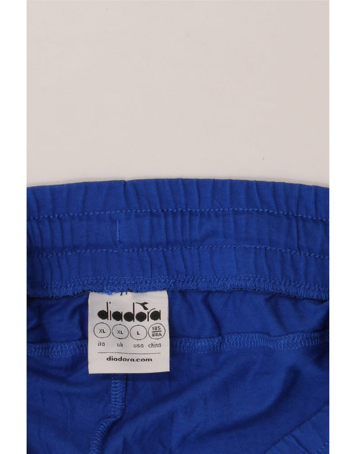 DIADORA Mens Sport Shorts XL Blue Vintage Diadora and Second-Hand Diadora from Messina Hembry 