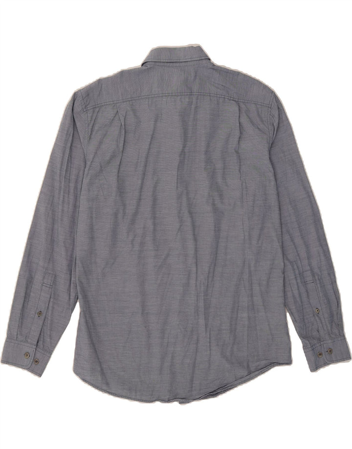 EDDIE BAUER Mens Classic Fit Shirt Medium Blue Cotton Vintage Eddie Bauer and Second-Hand Eddie Bauer from Messina Hembry 