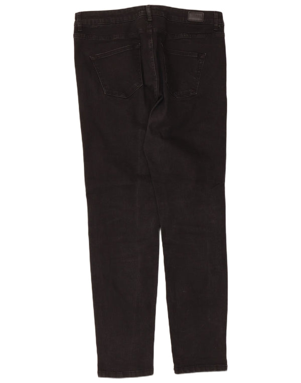Hobbs Damen Slim Jeans UK 16 Large W36 L30 Schwarze Baumwolle