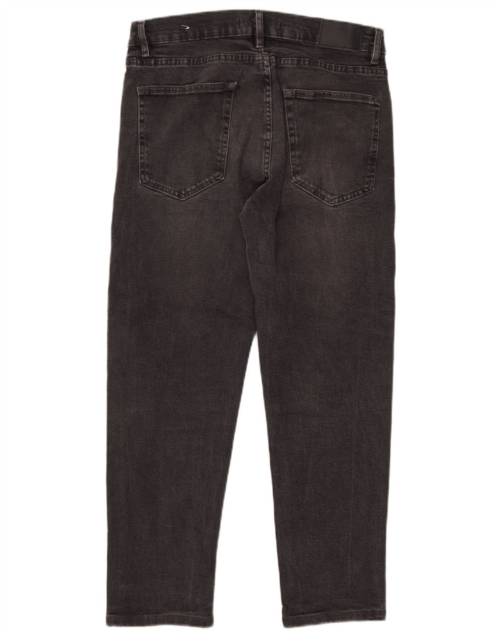 Zara Herren Slim Jeans EU 44 Large W34 L26 Schwarze Baumwolle