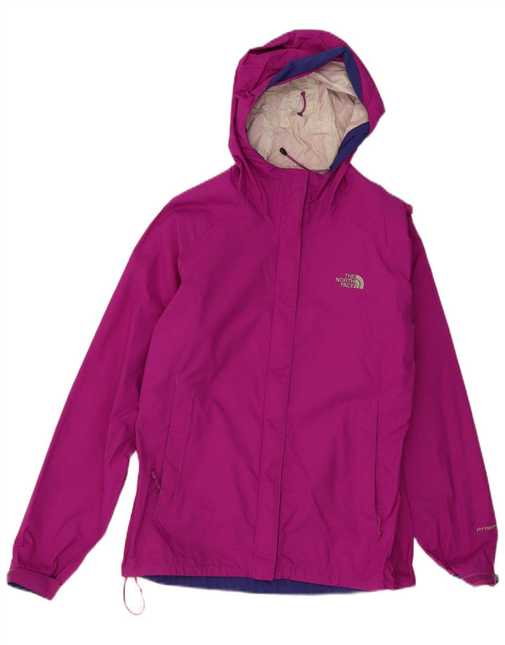 The North Face Damen-Regenjacke mit Kapuze, UK 10, Größe S, kastanienbraunes Nylon