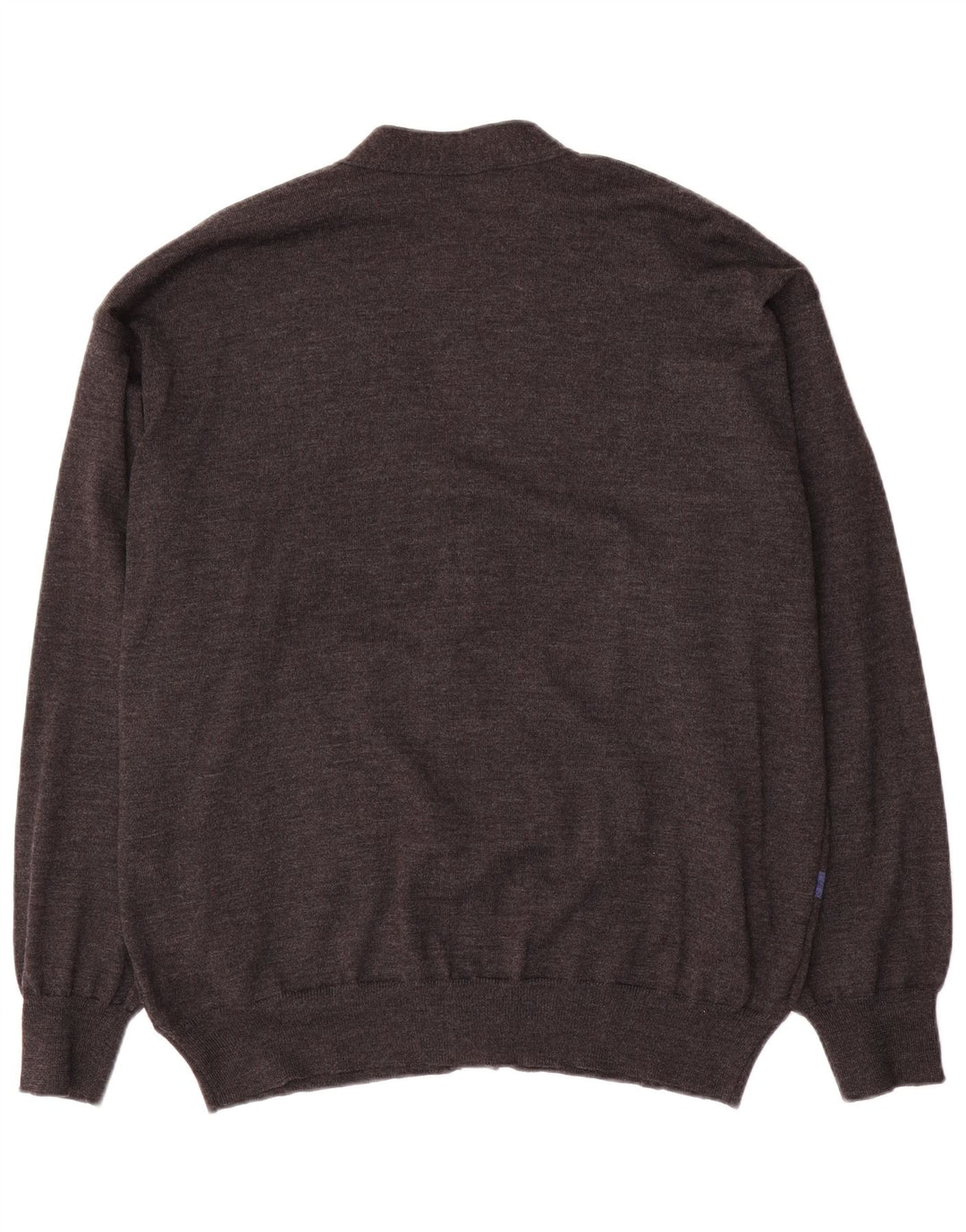 DALMINE Herren-Strickjacke IT 54 XL Grau Argyle/Diamond Wool