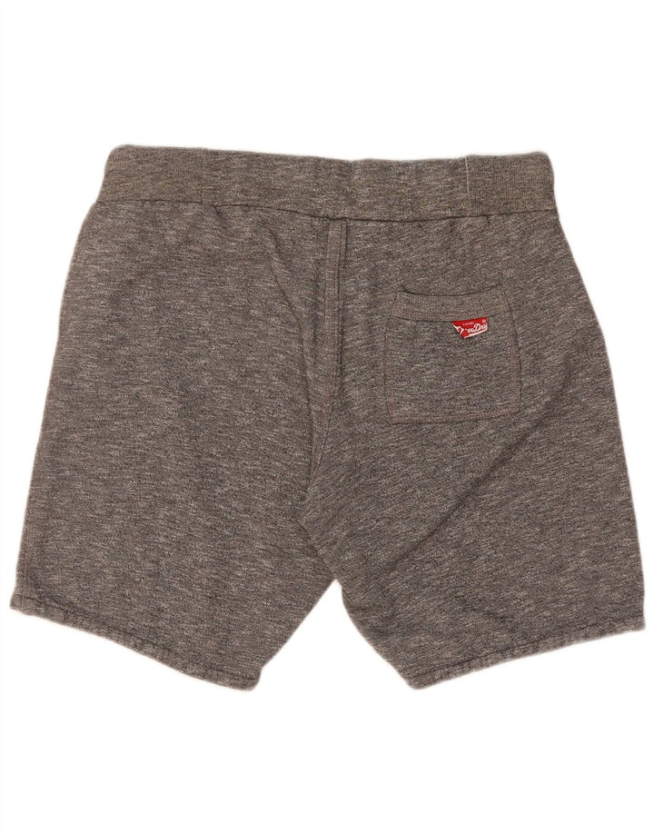 Superdry Herren Graphic Sport Shorts Mittelgraue Baumwolle