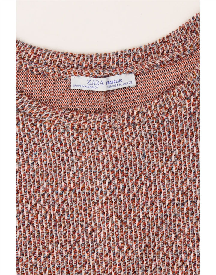 Zara Damen Trafaluc Etuikleid UK 14 Medium Red Flecked