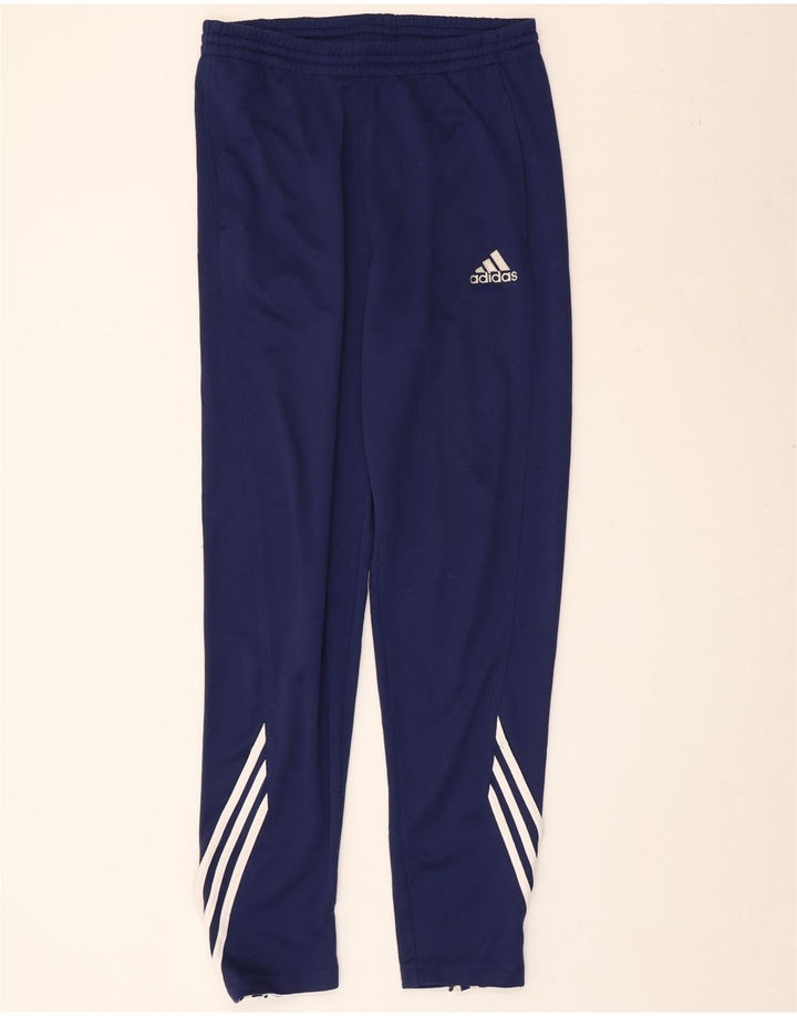 Adidas Herren-Trainingshose UK 40/42 Mittelmarineblaues Polyester