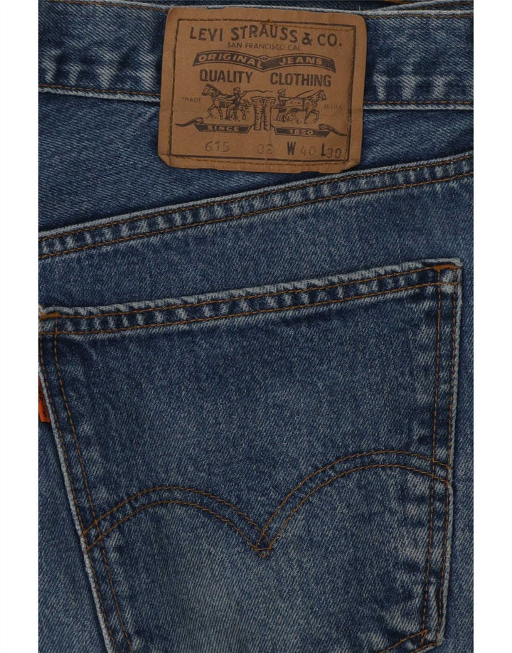 Levi's Herren 615 Straight Jeans W40 L30 Blaue Baumwolle