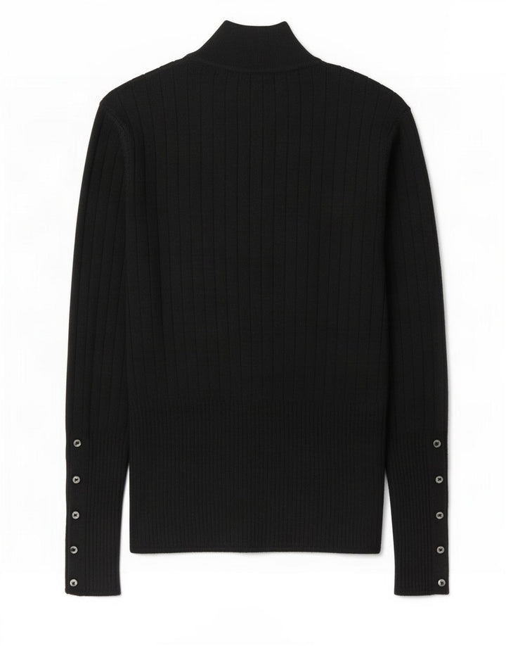 Marks & Spencer Damen-Pullover mit Rollkragen, Gr. 12, mittelschwarz