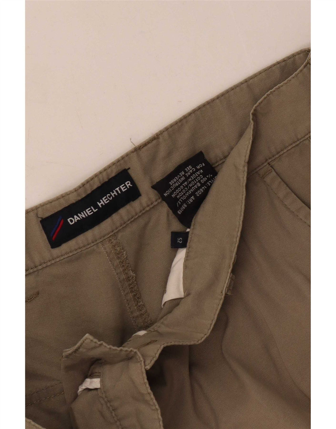 Daniel Hechter Herren Cargo Shorts EU 52 XL W34 Beige Baumwolle