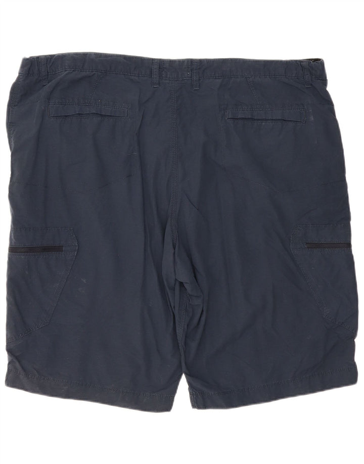 Marks & Spencer Herren Cargoshorts W44 2XL Marineblau Baumwolle