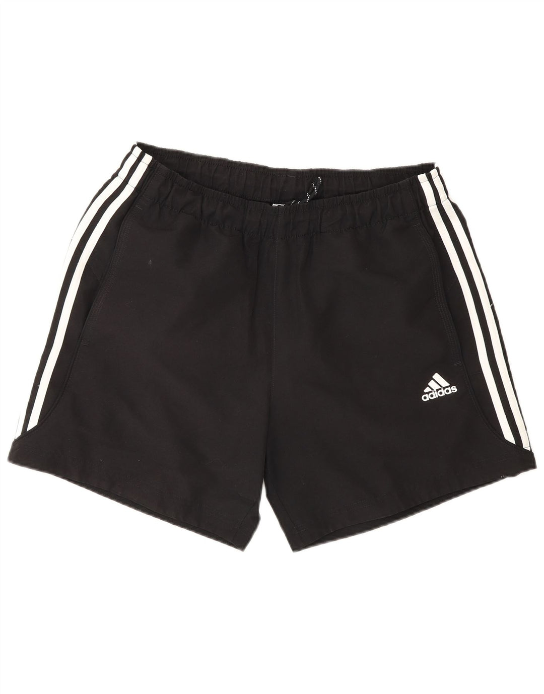 Adidas Herren-Sportshorts mit normaler Passform, mittelgroß, schwarz, Polyester, Sport