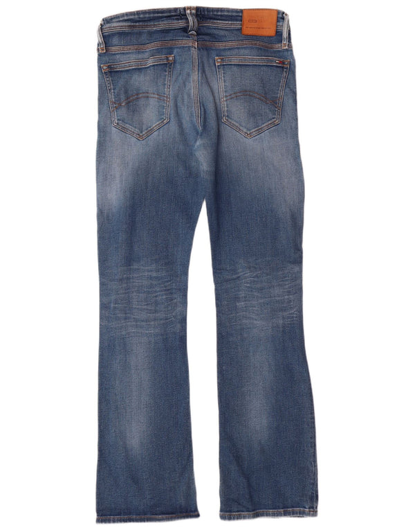 TOMMY HILFIGER Herren Bootcut Jeans W32 L32 Blaue Baumwolle