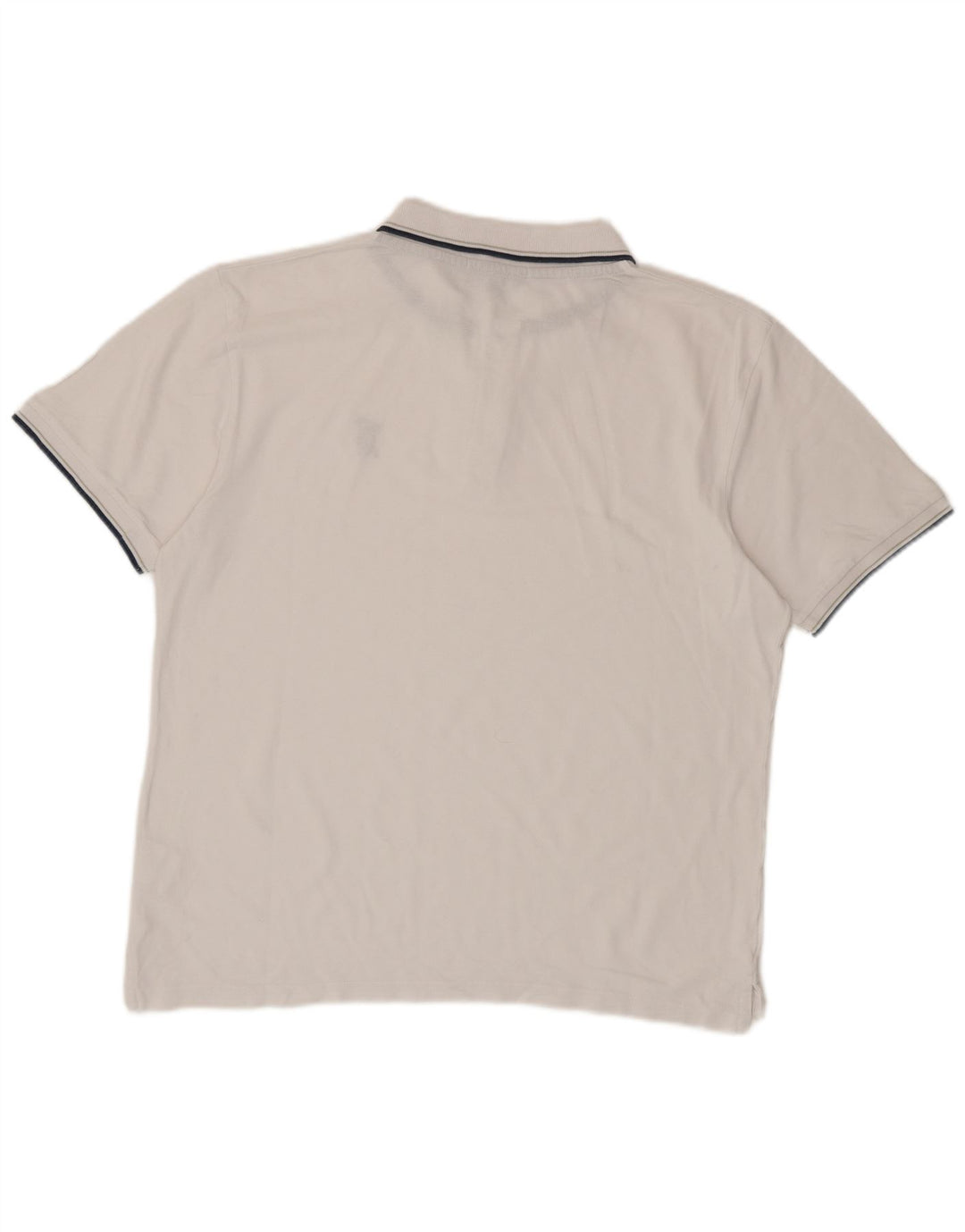 Trussardi Herren-Poloshirt XL aus weißer Baumwolle