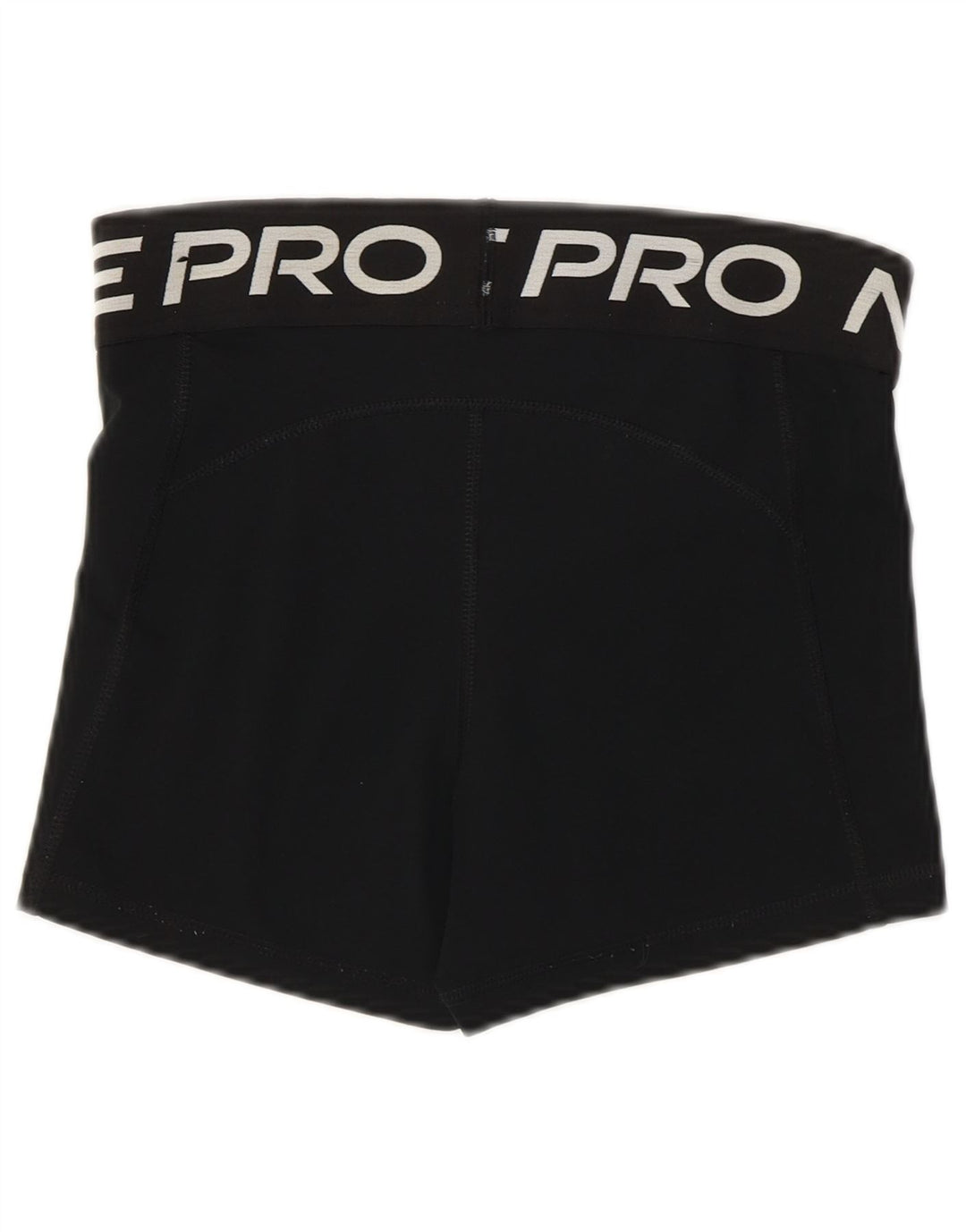 Nike Damen Dri Fit Graphic Sport Shorts UK 10 Small Schwarz Polyester