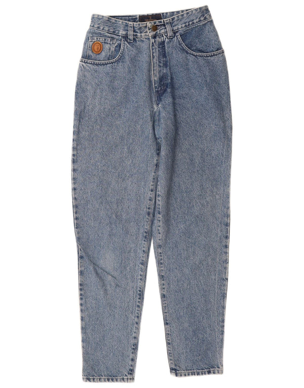 Trussardi Damen Tapered Jeans W31 L31 Blaue Baumwolle