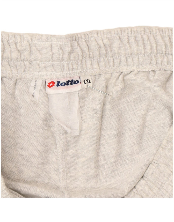 Lotto Herren Trainingshose Jogger 2XL Grau meliert