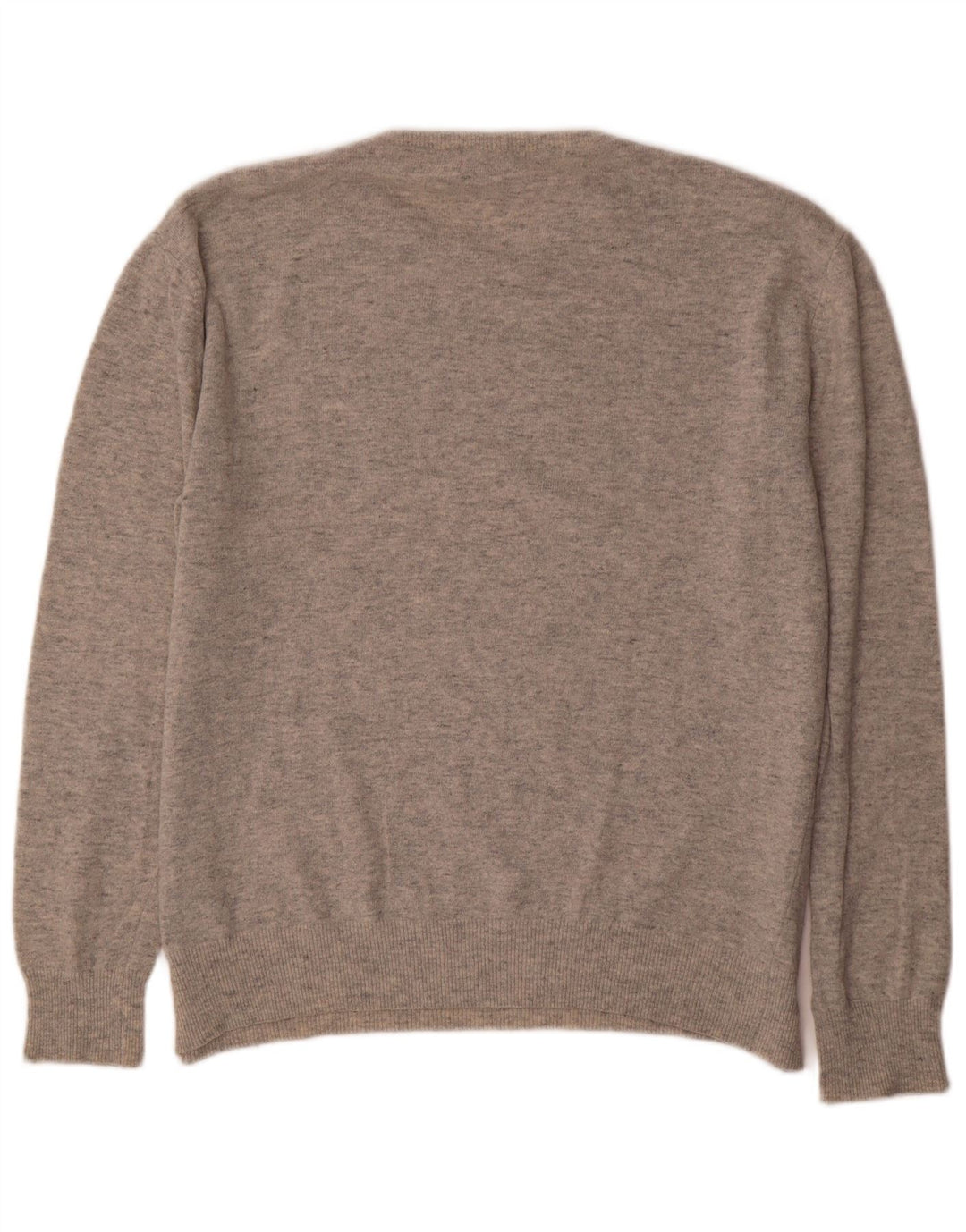 Kappa Herren-Pullover mit Rundhalsausschnitt, XL, graue Wolle