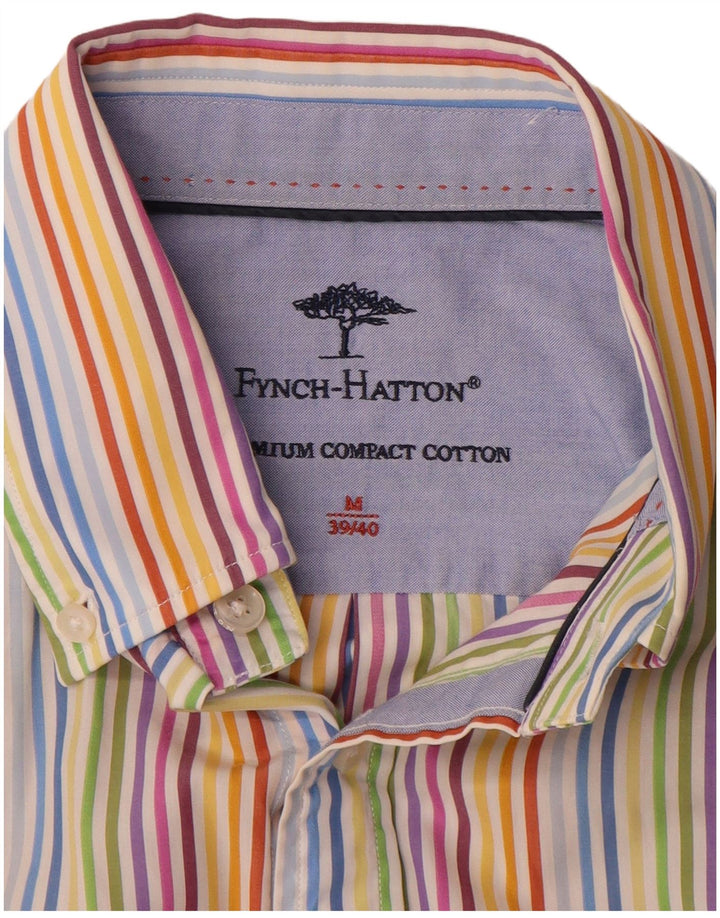 Fynch Hatton Herrenhemd Größe 39/40 Medium Mehrfarbig gestreift