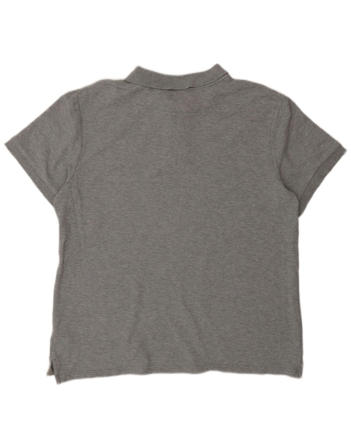 Nike Herren-Poloshirt, große graue Baumwolle