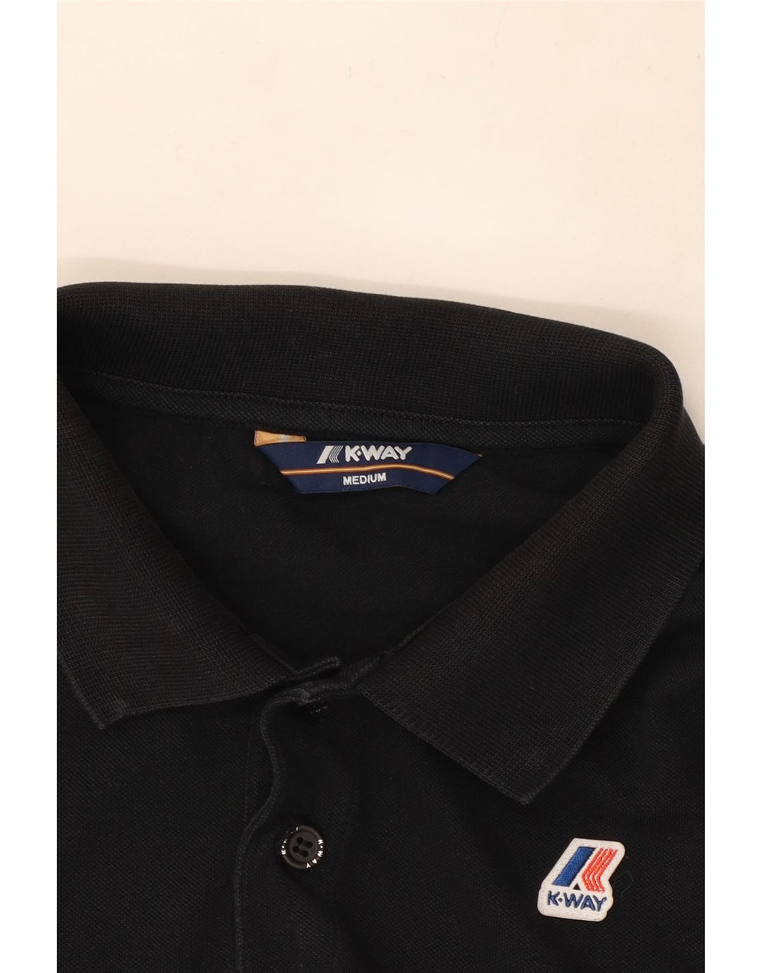 K-Way Herren Poloshirt Medium Schwarz