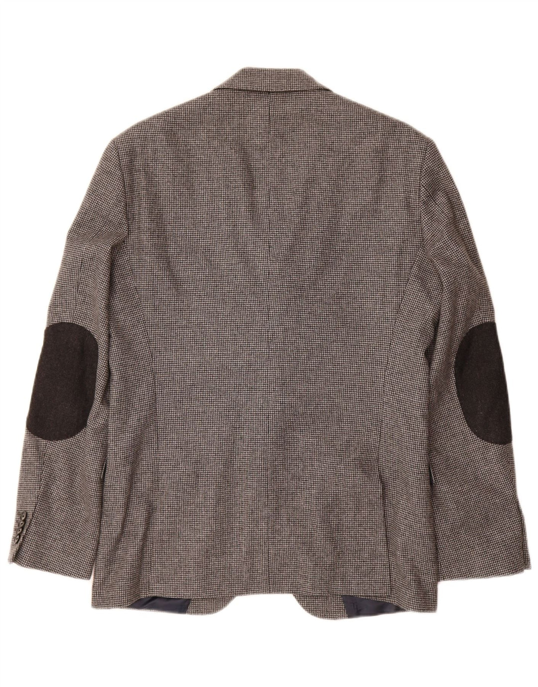 TOMMY HILFIGER Maßgeschneiderte Herren-Blazerjacke IT 48 Mittelgrauer Hahnentritt